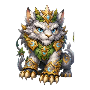 星冠巨猫守护者立绘